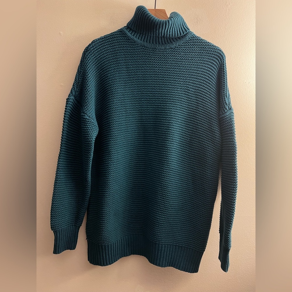 House of Harlow Revolve chunky knit turtleneck sweater oversized M NWOT